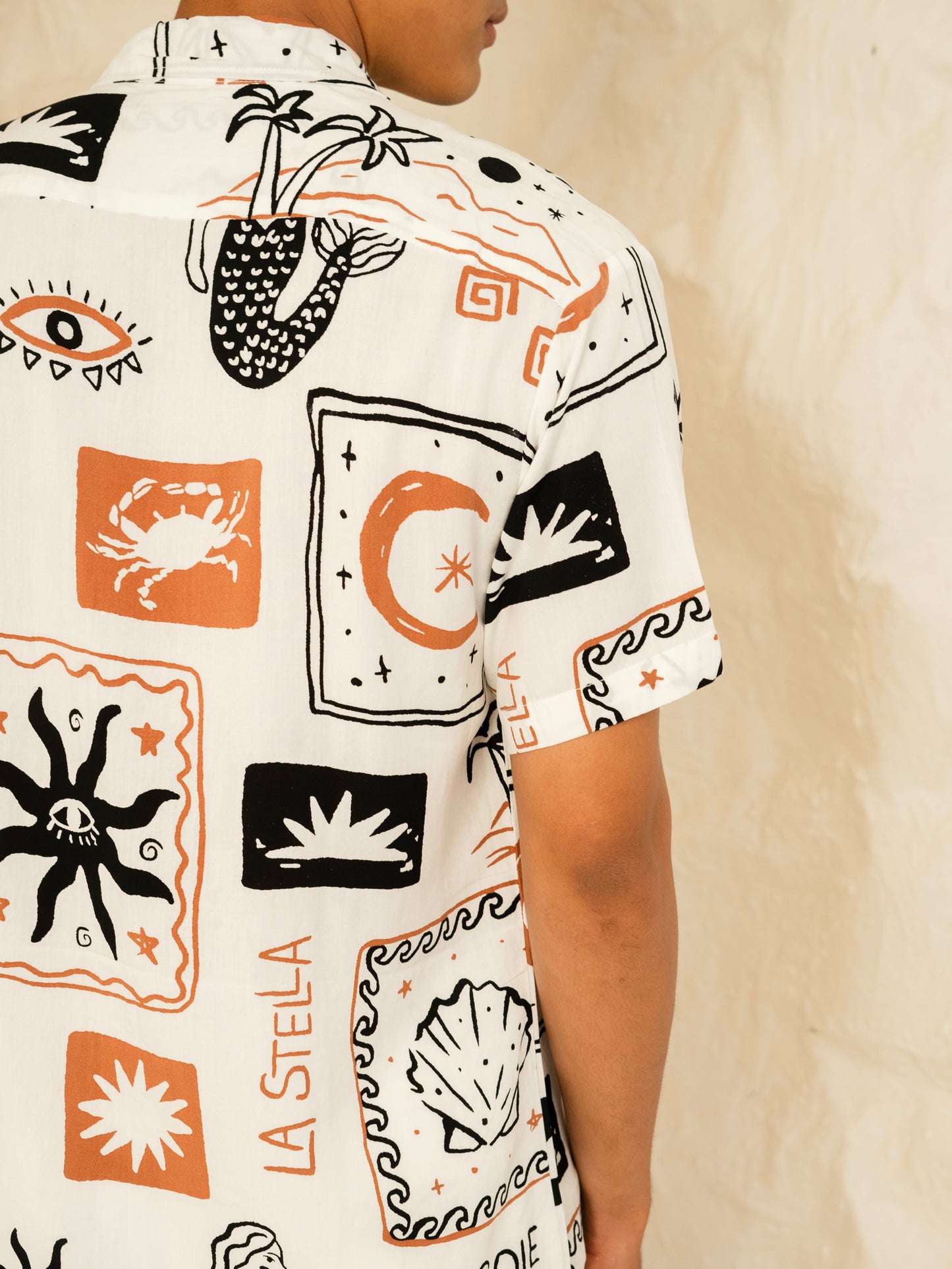 Mario Shirt – La Sirena White Brown