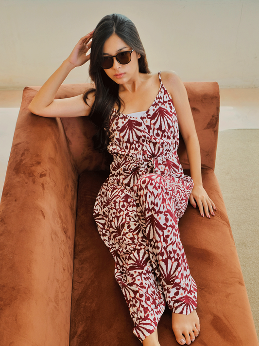Elita Jumpsuit – Flora Ink