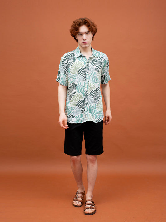 Mario Shirt – Coastal Palm – Green